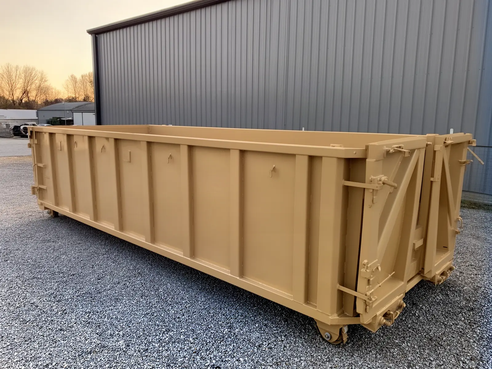 Roll-off dumpster from Evelyn's Dumpster Rental in Sebring, FL